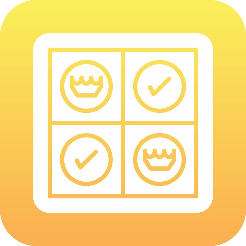 Checkers Vector Icon