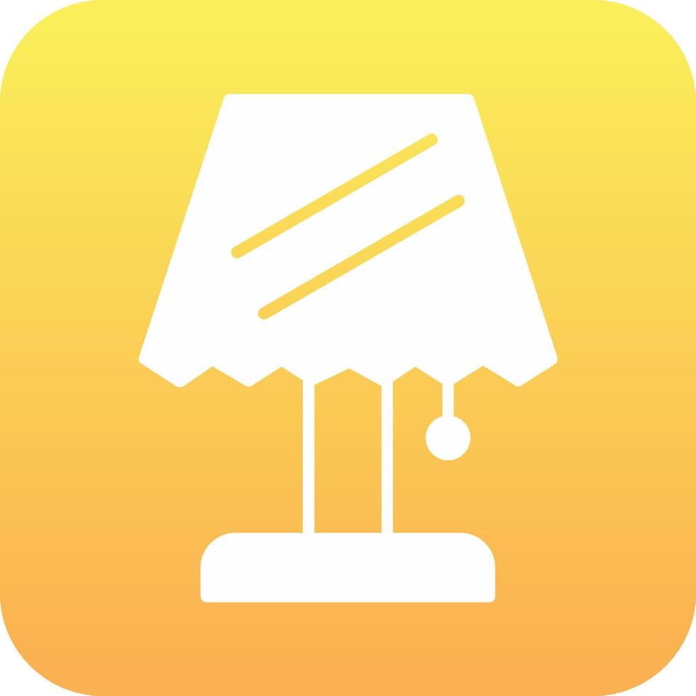 Table Lamp Vector Icon