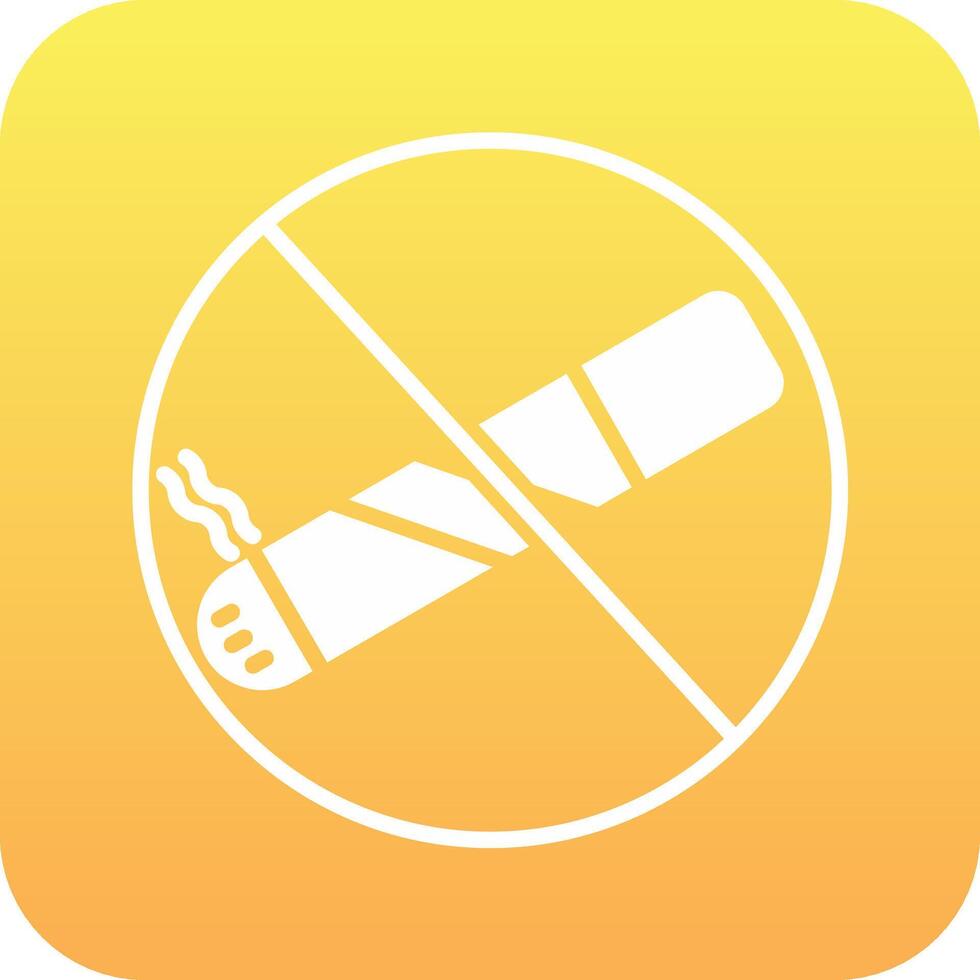 No Smoking Vector Icon