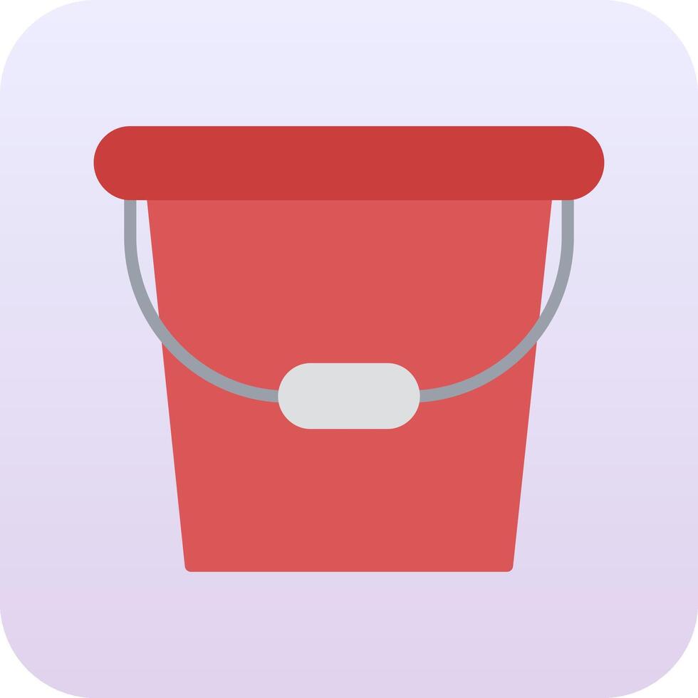 Water Bucket Vector Icon