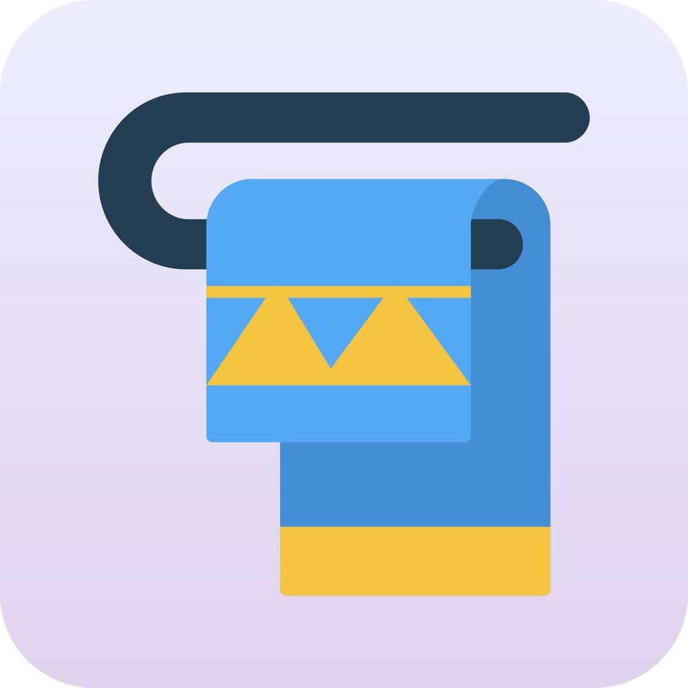 Towel Rack Vector Icon