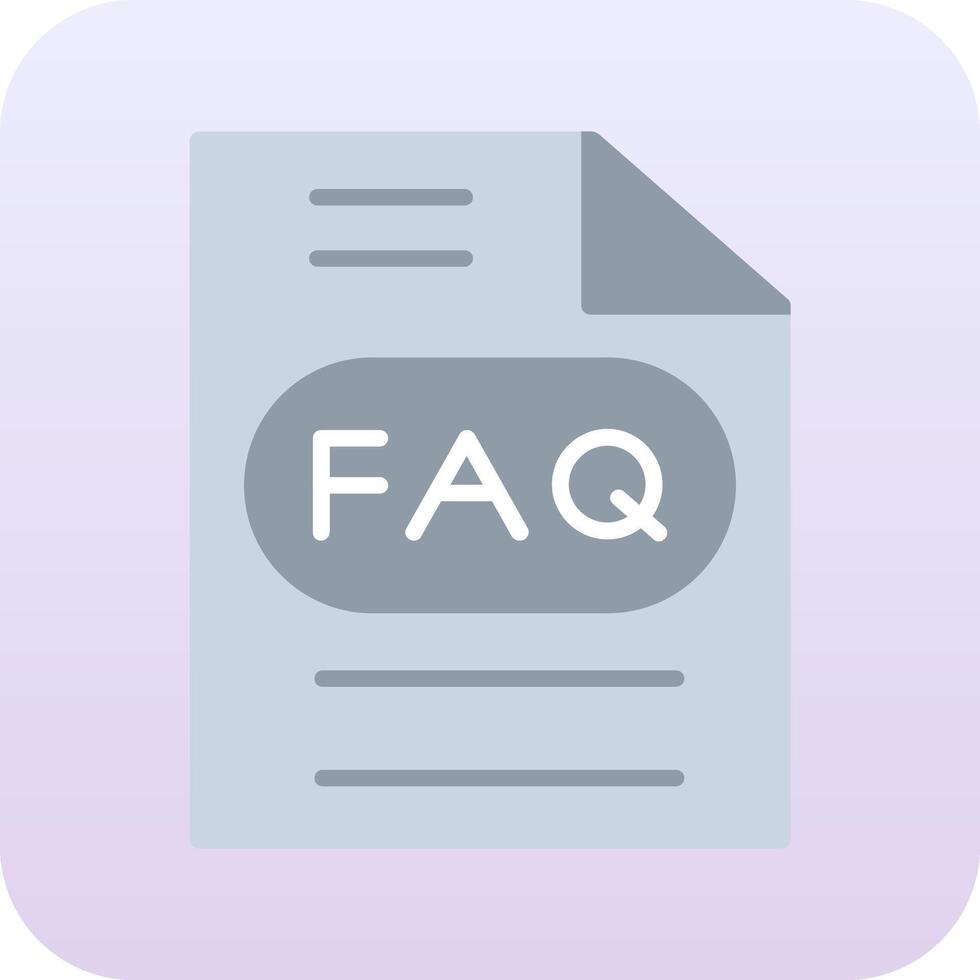 Faq Vector Icon