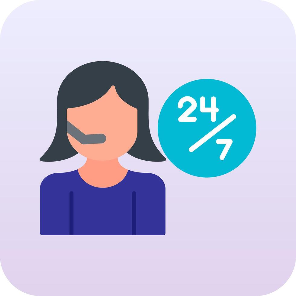 Customer Service Agent Vector Icon