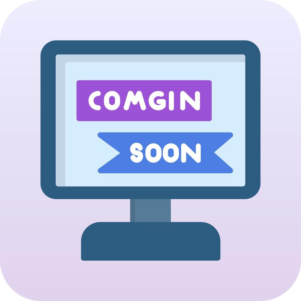 Coming Soon Vector Icon