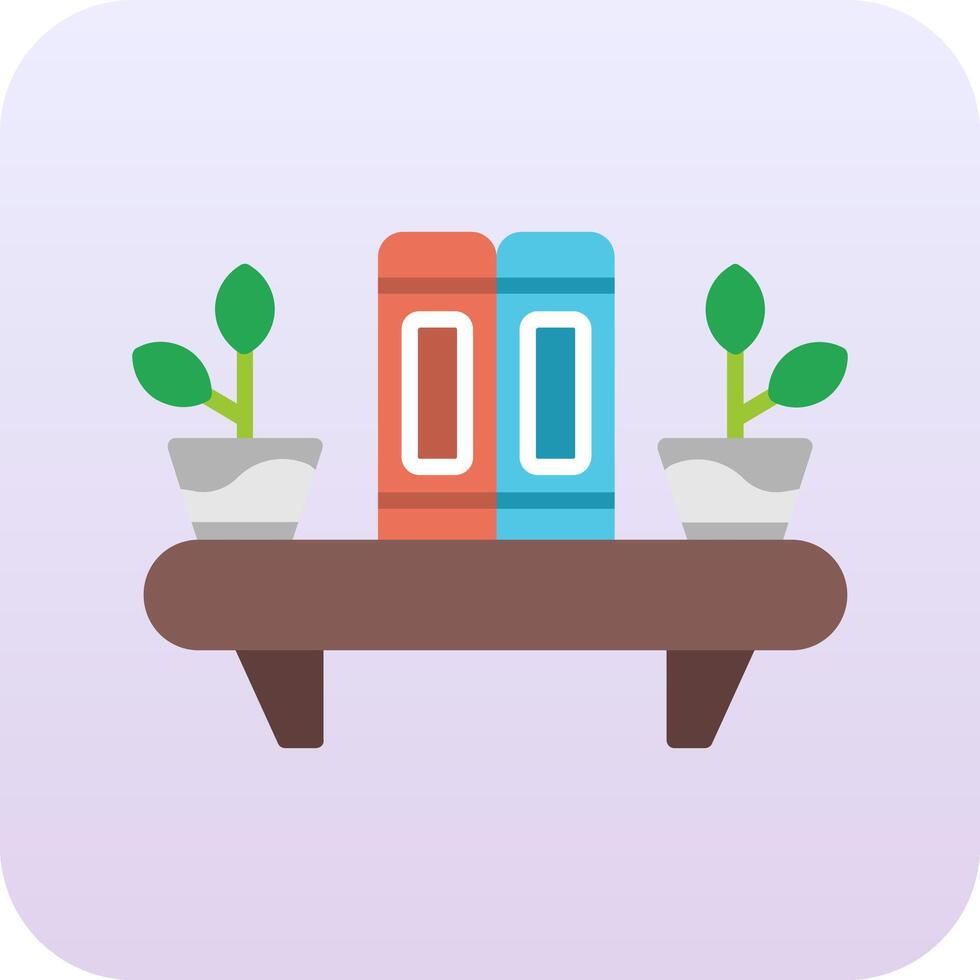 Bookshelf Vector Icon