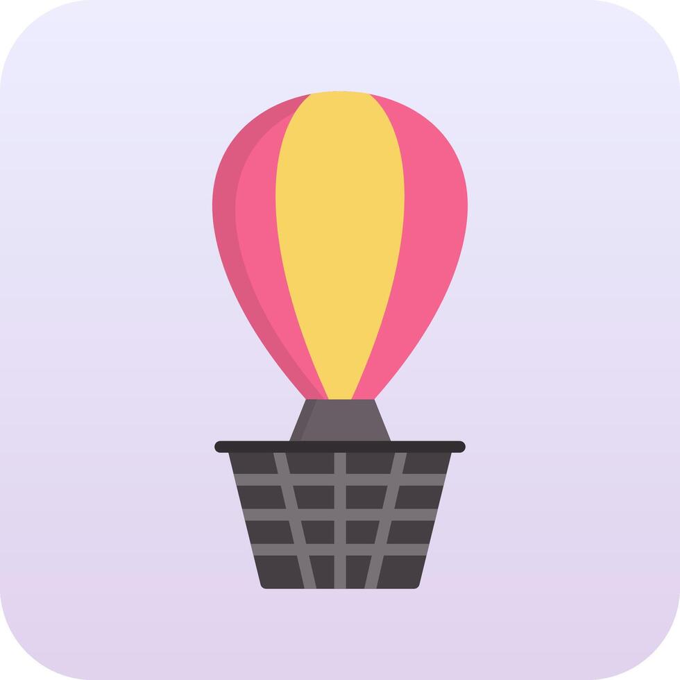 Hot Air Balloon Vector Icon