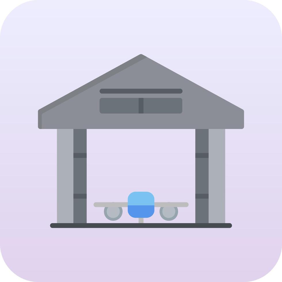 Hangar Vector Icon