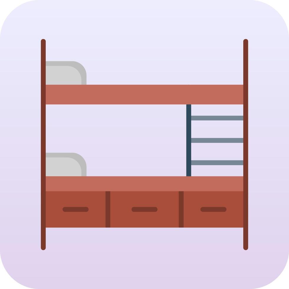 Bunk Bed Vector Icon