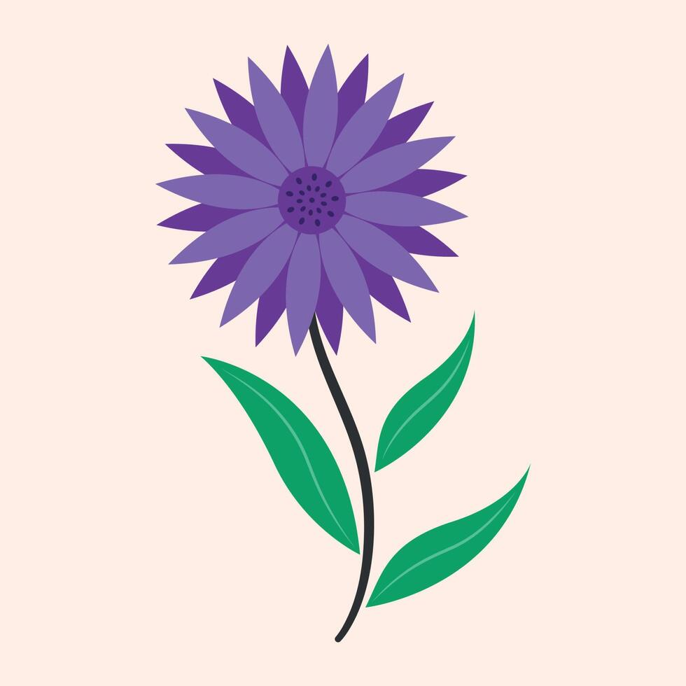 Cute little flower vector