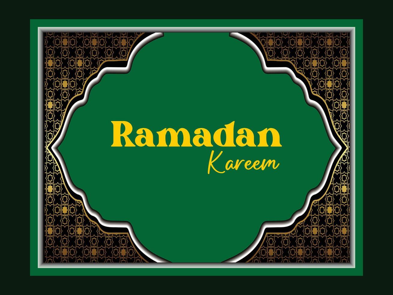 Ramadan Luxury ornament design vector