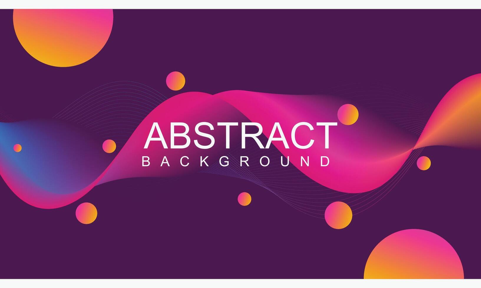 Abstract Waving Line Particle Technology Background in Purple Color vector