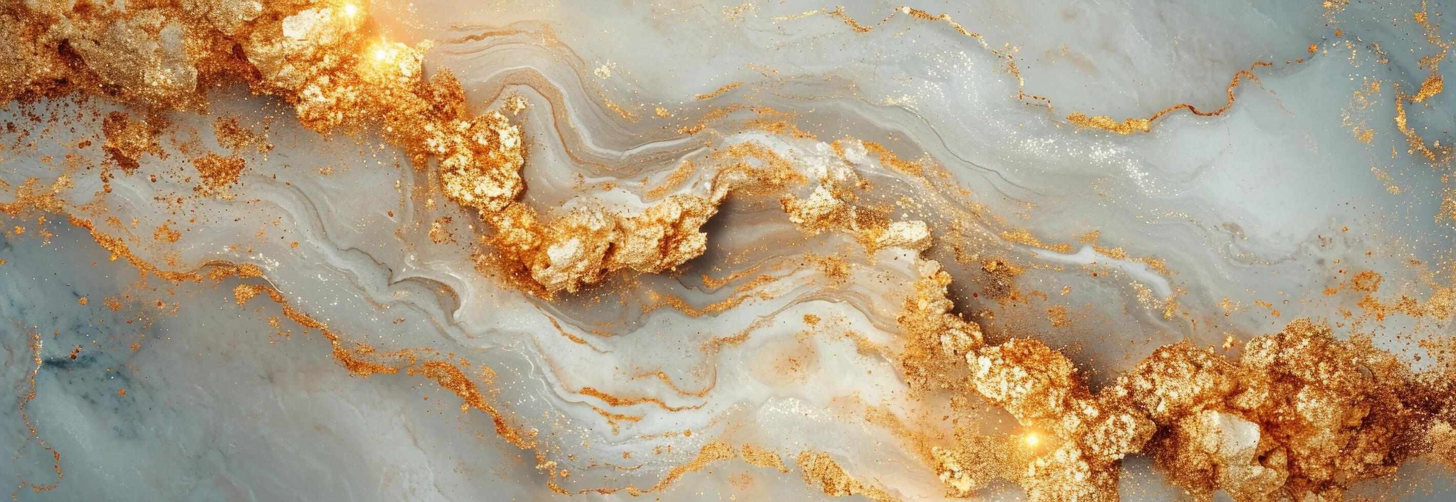 AI generated an image of white granite engraved with gold ink photo