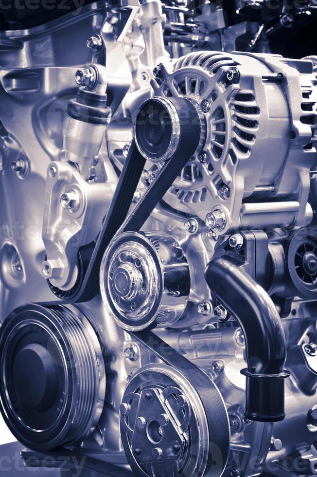 Car Engine Toned Image photo