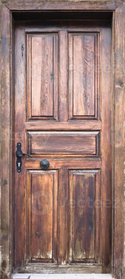 Old Door Isolated photo