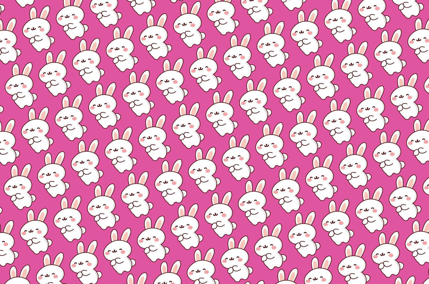 cute rabbits, with heart, vector illustration, for woven backgrounds pattern, repeat, couple of bunnies