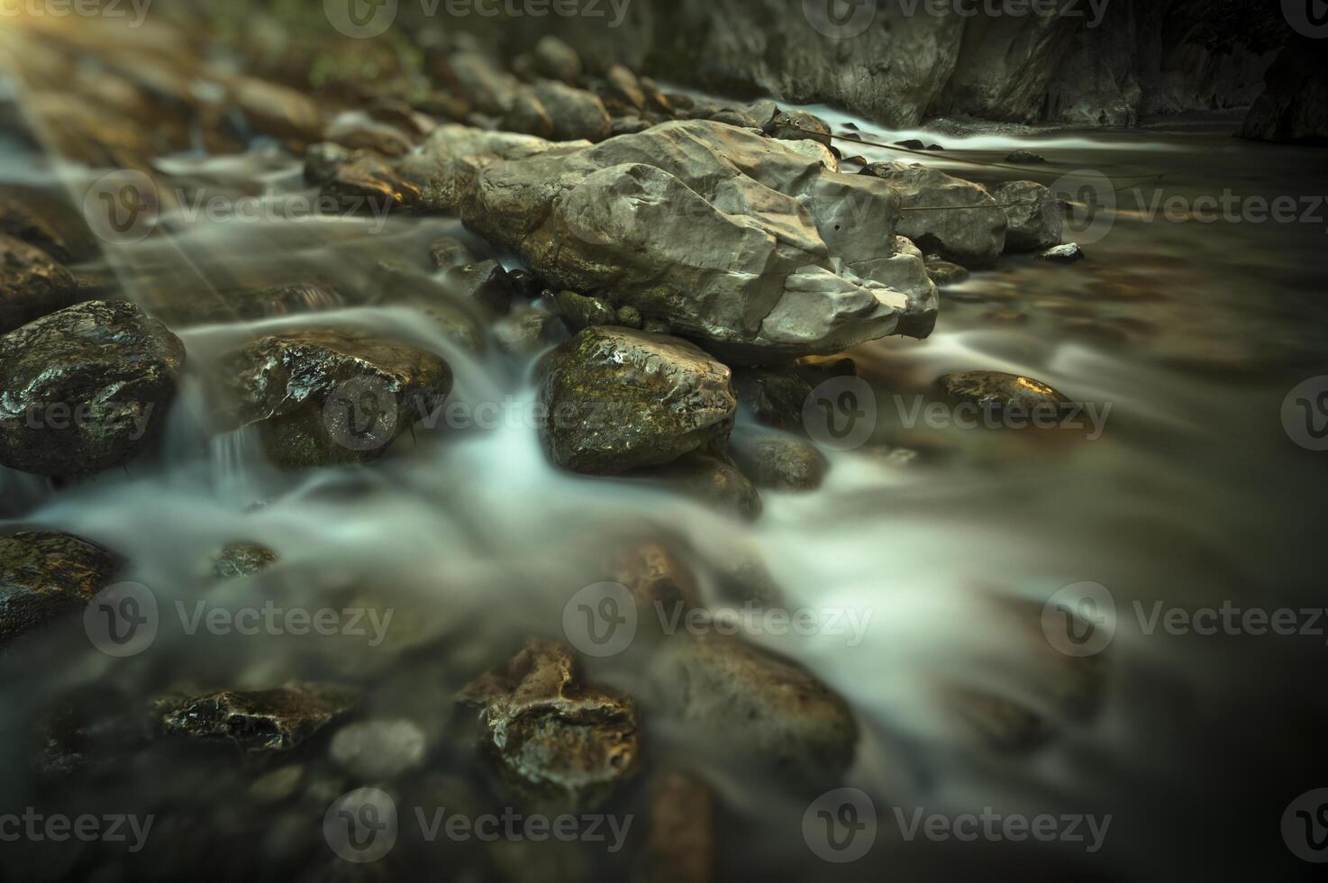 Mountain Stream - Long Exposure photo