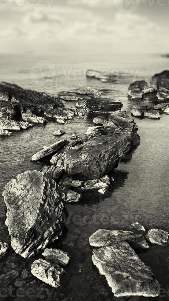 Seaside Landscape Photo - Toned