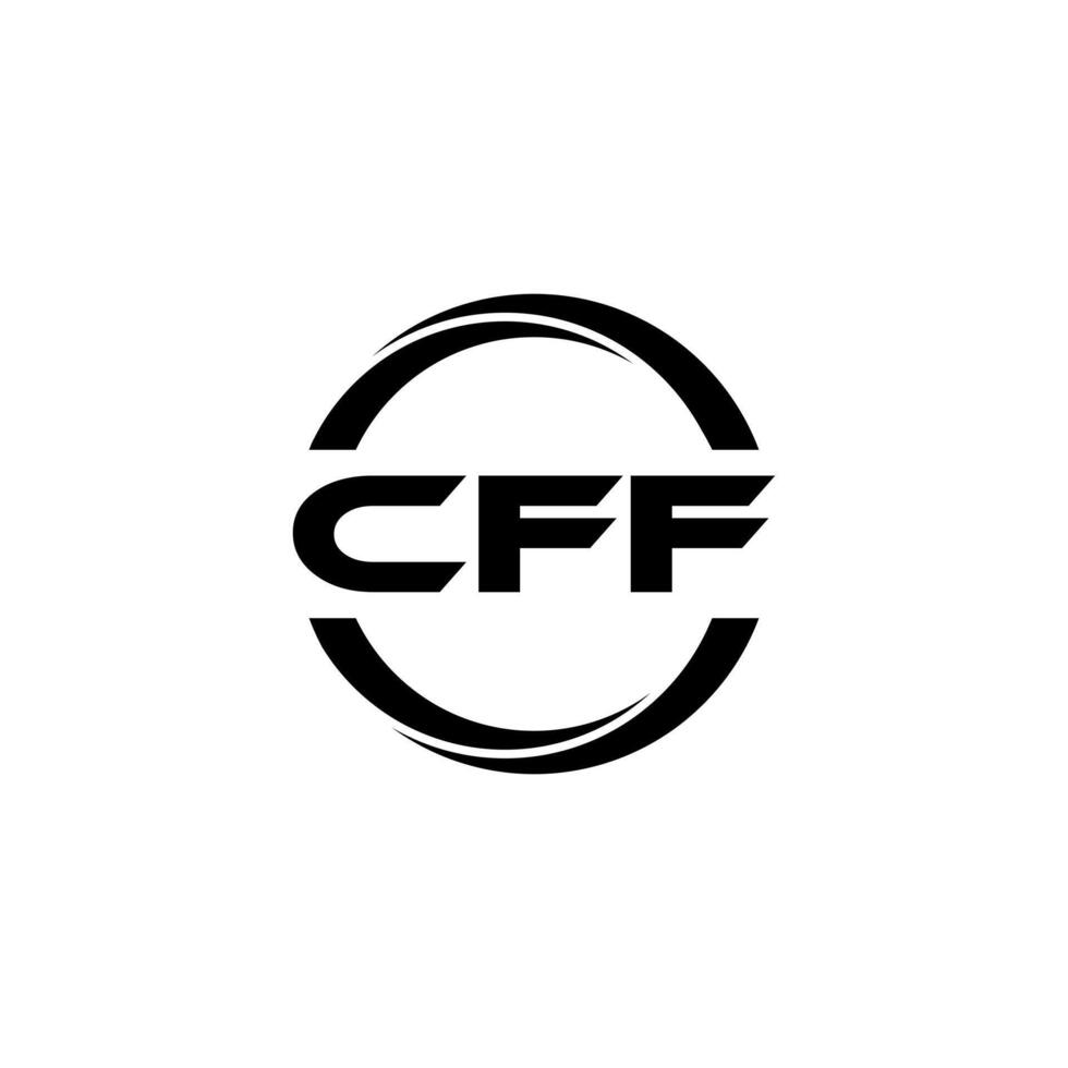 CFF Letter Logo Design, Inspiration for a Unique Identity. Modern Elegance and Creative Design. Watermark Your Success with the Striking this Logo. vector