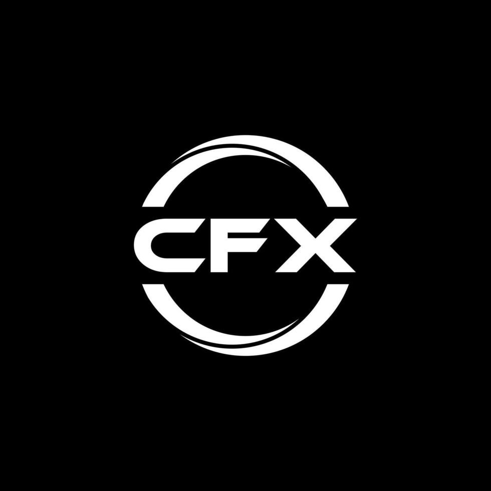 cfx letra logo diseño, inspiración para un único identidad. moderno elegancia y creativo diseño. filigrana tu éxito con el sorprendentes esta logo. vector