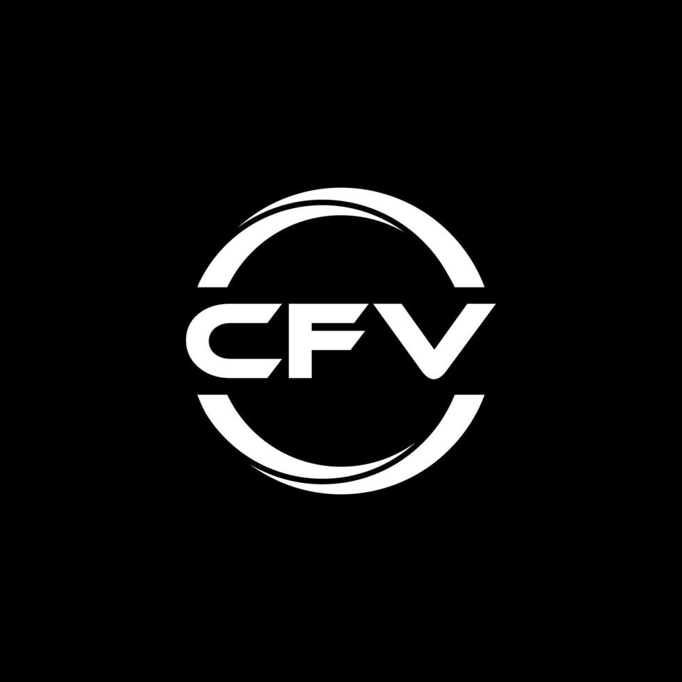 CFV Letter Logo Design, Inspiration for a Unique Identity. Modern Elegance and Creative Design. Watermark Your Success with the Striking this Logo. vector