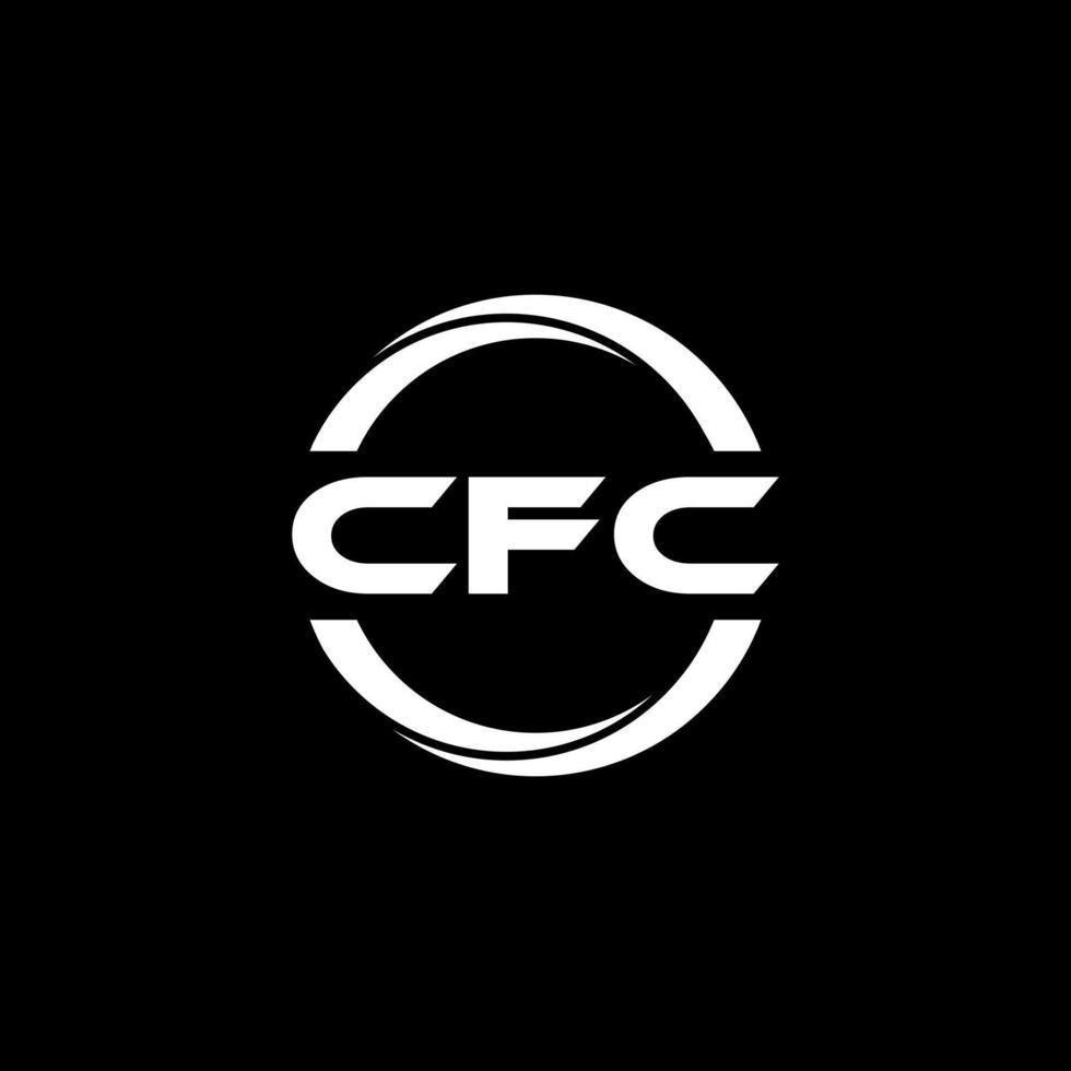 CFC letra logo diseño, inspiración para un único identidad. moderno elegancia y creativo diseño. filigrana tu éxito con el sorprendentes esta logo. vector