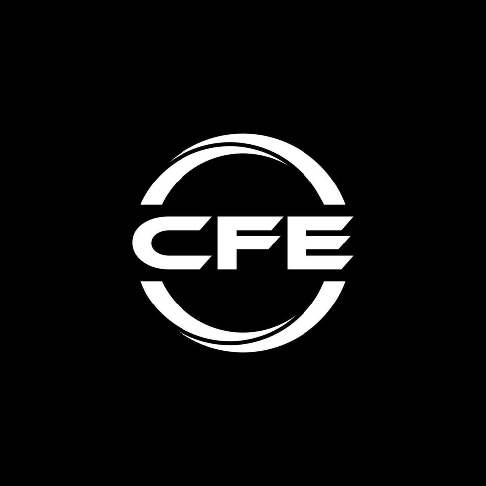 cfe letra logo diseño, inspiración para un único identidad. moderno elegancia y creativo diseño. filigrana tu éxito con el sorprendentes esta logo. vector