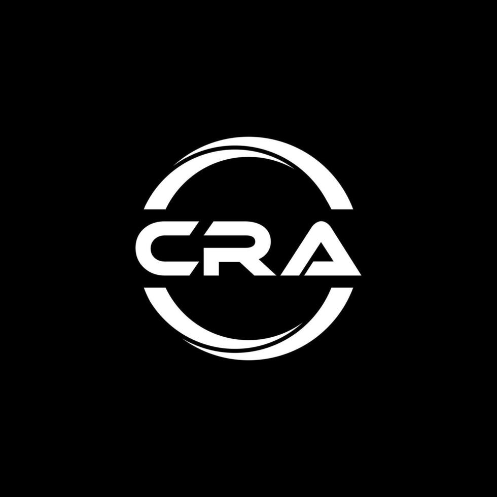 cra letra logo diseño, inspiración para un único identidad. moderno elegancia y creativo diseño. filigrana tu éxito con el sorprendentes esta logo. vector