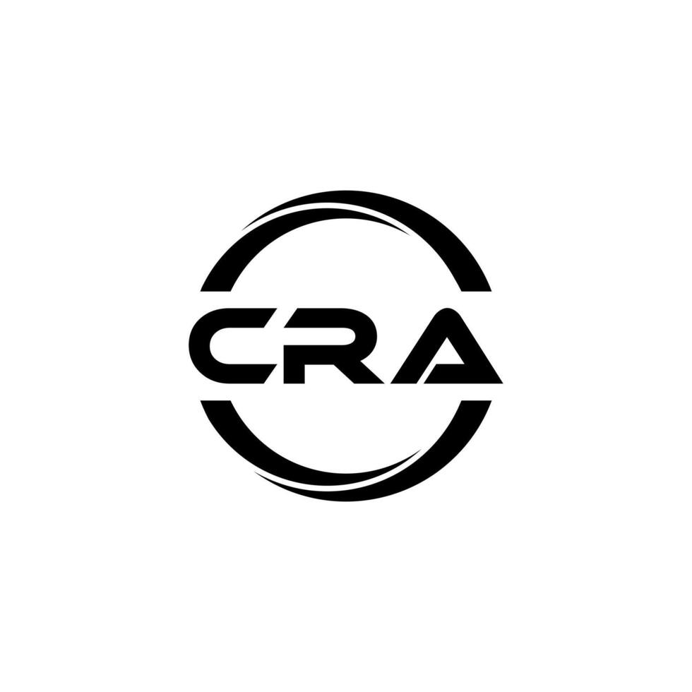 cra letra logo diseño, inspiración para un único identidad. moderno elegancia y creativo diseño. filigrana tu éxito con el sorprendentes esta logo. vector