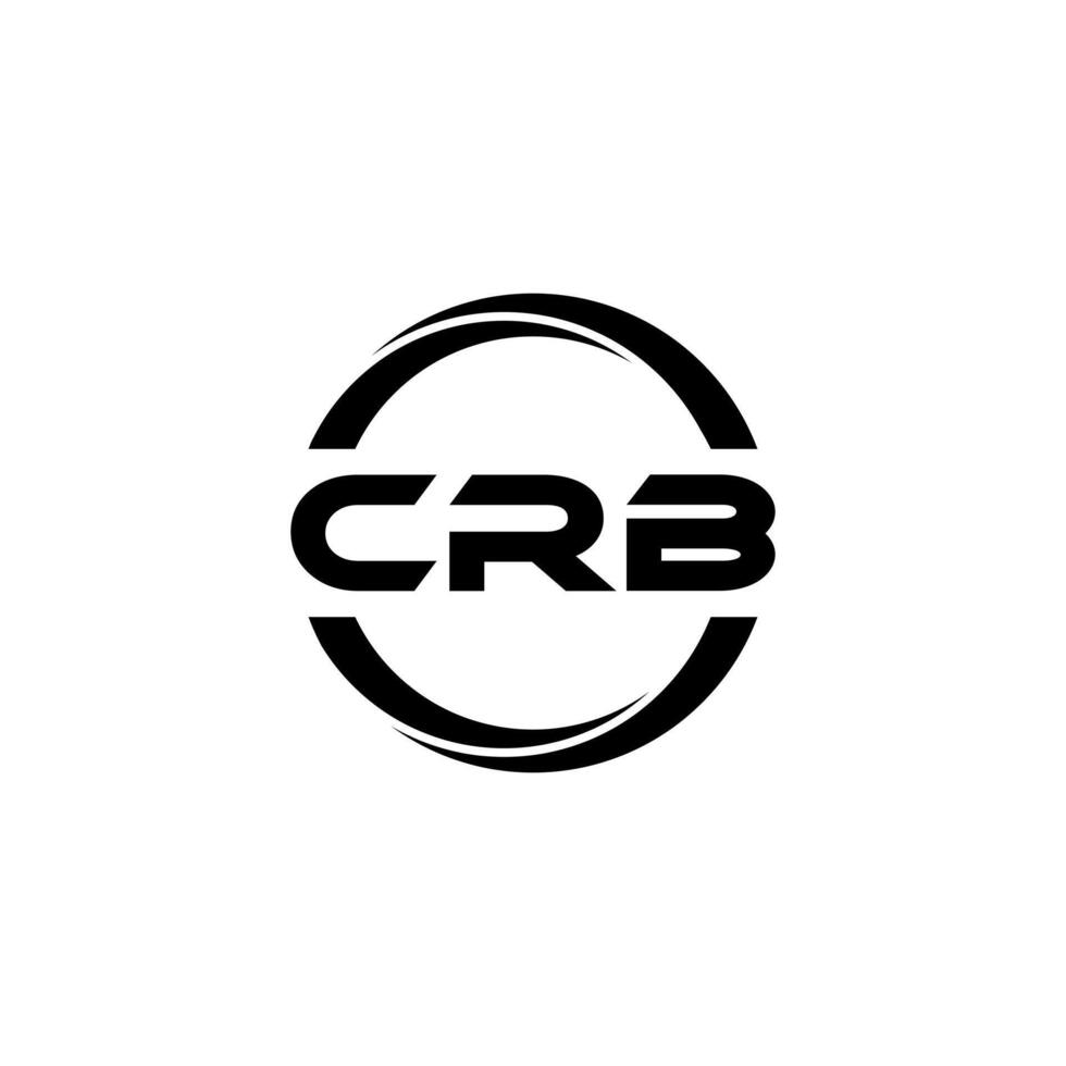 CRB letra logo diseño, inspiración para un único identidad. moderno elegancia y creativo diseño. filigrana tu éxito con el sorprendentes esta logo. vector