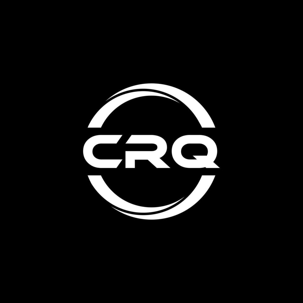 CRQ Letter Logo Design, Inspiration for a Unique Identity. Modern Elegance and Creative Design. Watermark Your Success with the Striking this Logo. vector