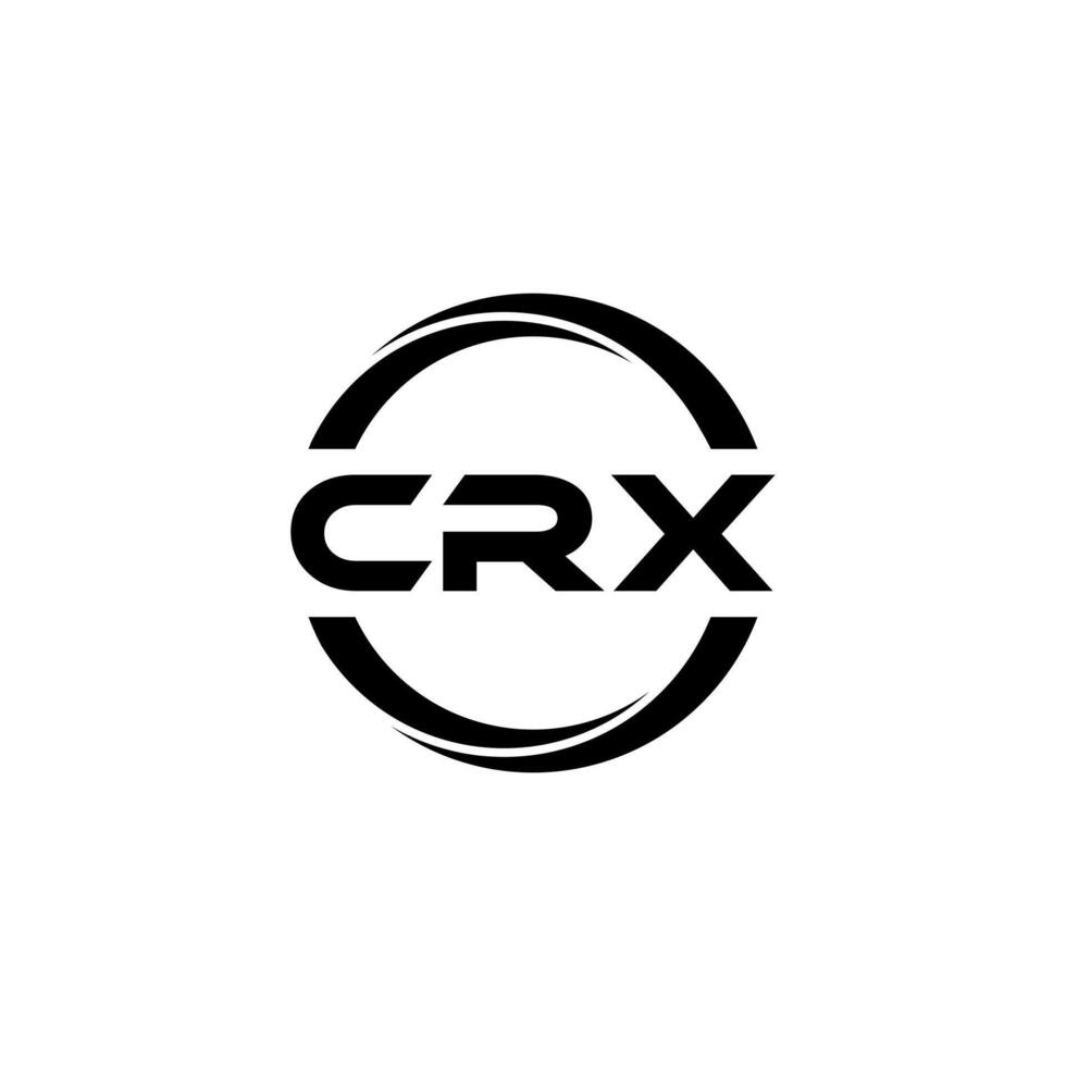 CRX Letter Logo Design, Inspiration for a Unique Identity. Modern Elegance and Creative Design. Watermark Your Success with the Striking this Logo. vector