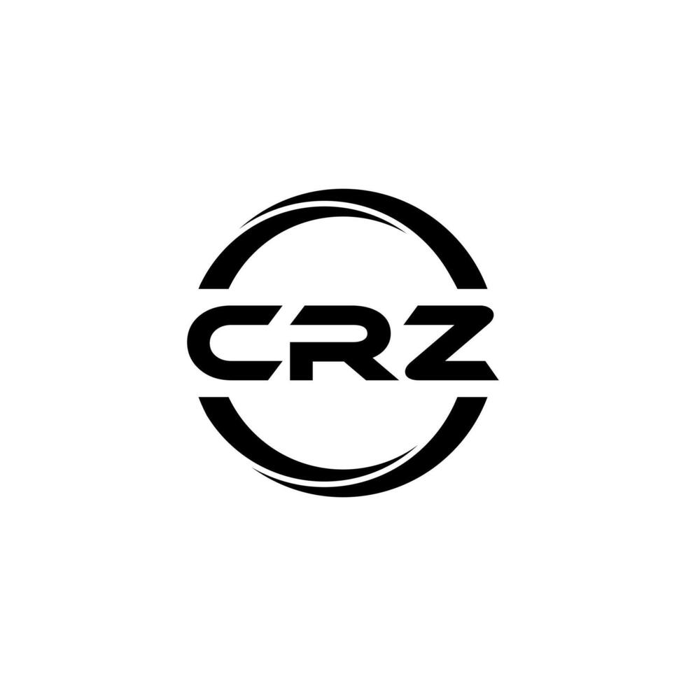 CRZ Letter Logo Design, Inspiration for a Unique Identity. Modern Elegance and Creative Design. Watermark Your Success with the Striking this Logo. vector