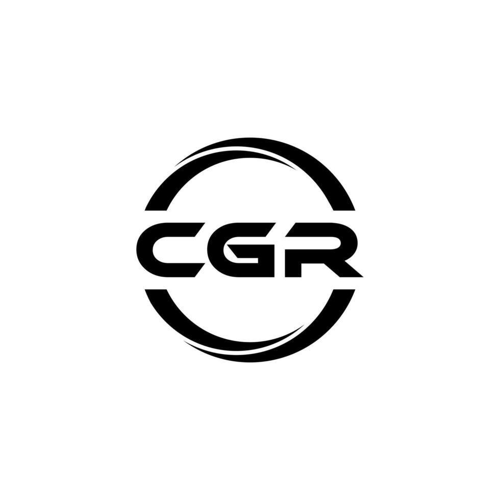 cgr letra logo diseño, inspiración para un único identidad. moderno elegancia y creativo diseño. filigrana tu éxito con el sorprendentes esta logo. vector