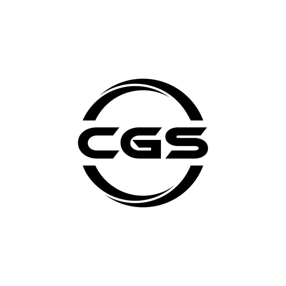 cgs letra logo diseño, inspiración para un único identidad. moderno elegancia y creativo diseño. filigrana tu éxito con el sorprendentes esta logo. vector