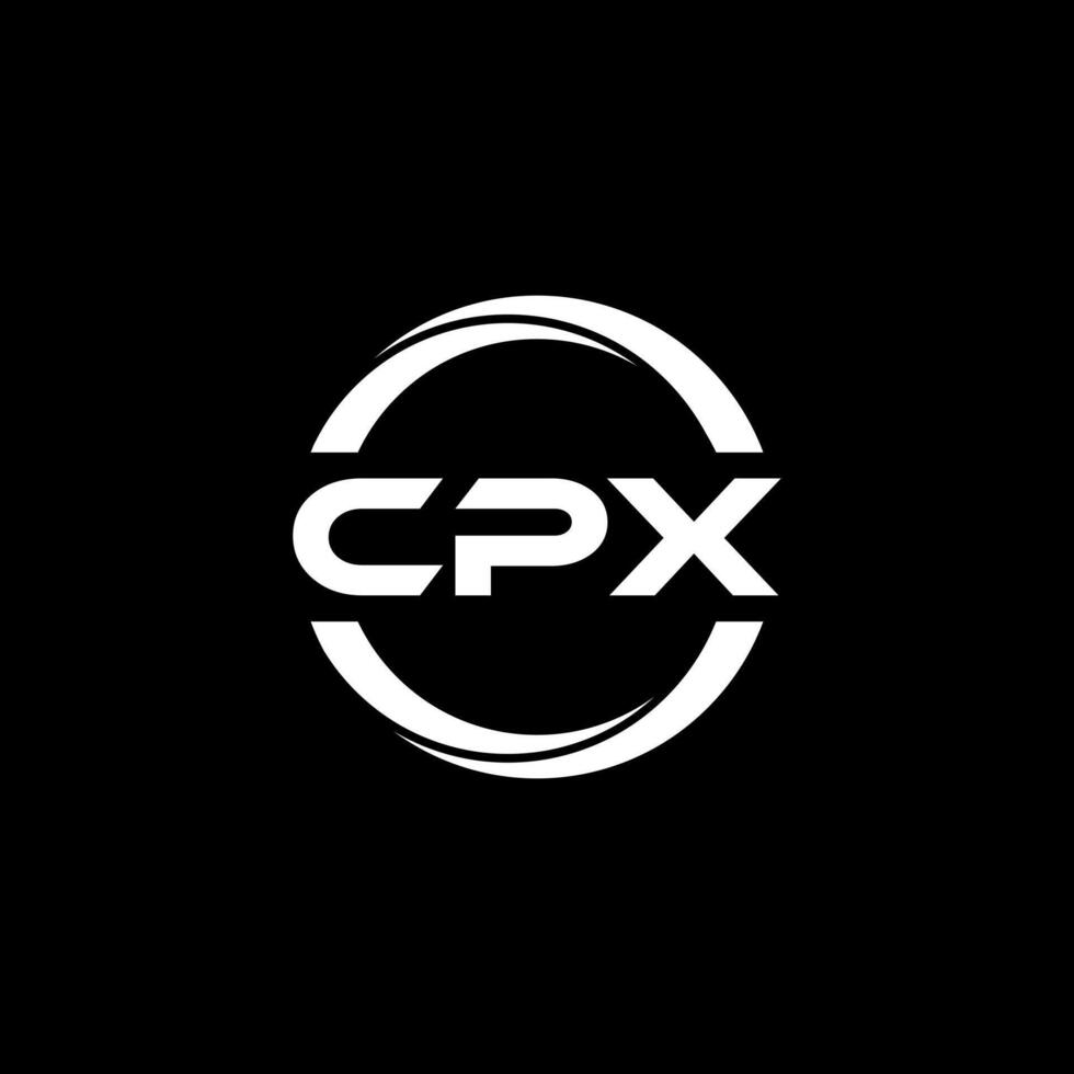 cpx letra logo diseño, inspiración para un único identidad. moderno elegancia y creativo diseño. filigrana tu éxito con el sorprendentes esta logo. vector