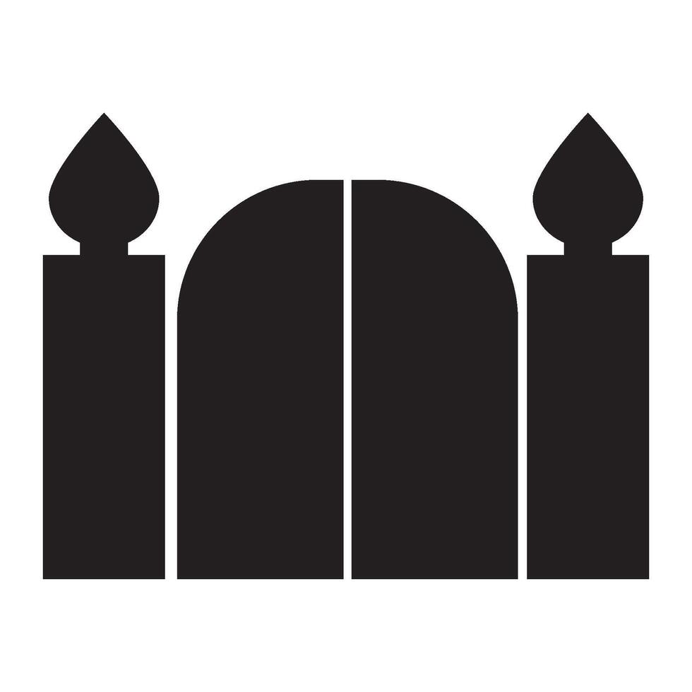 gate icon logo vector design template