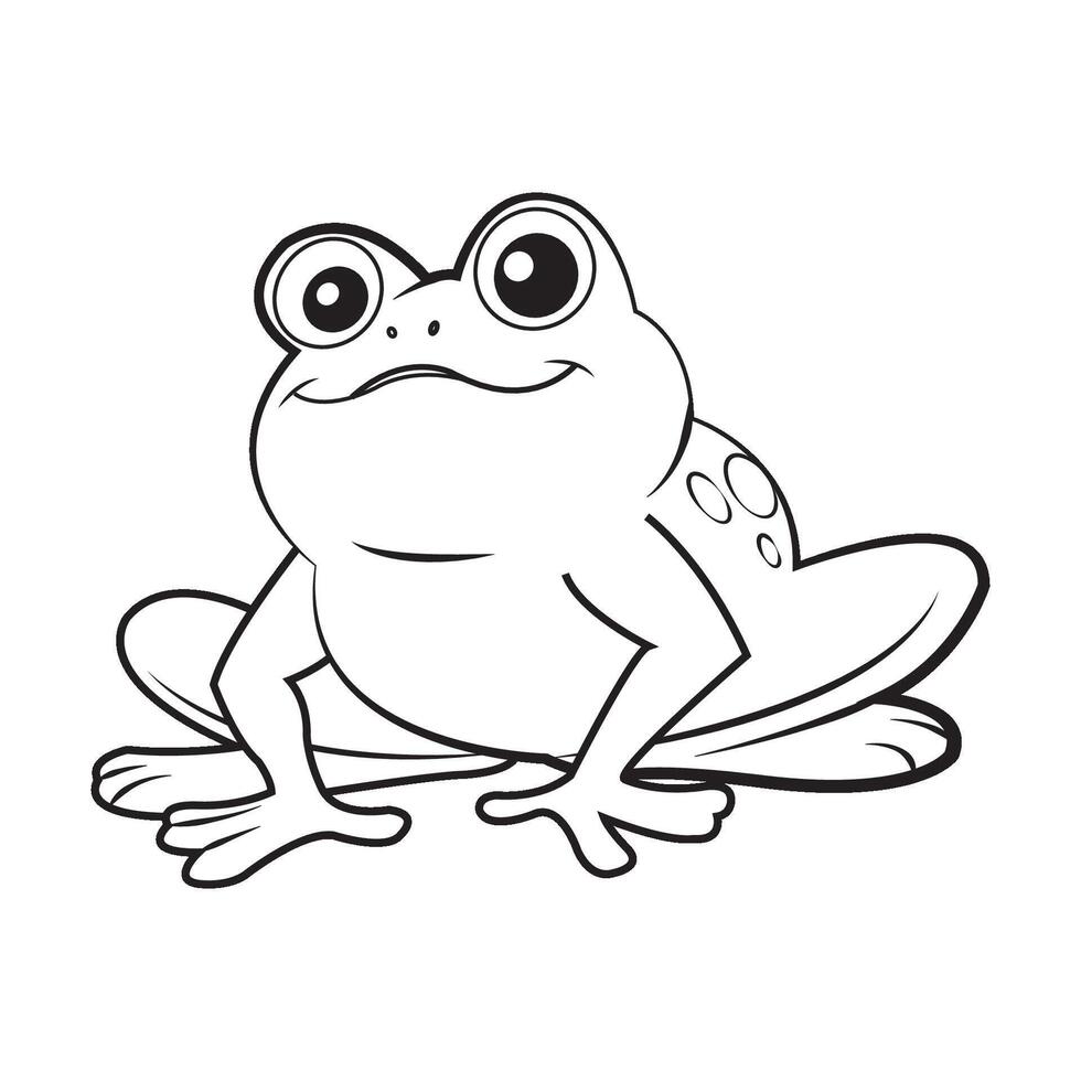 frog icon logo vector design template