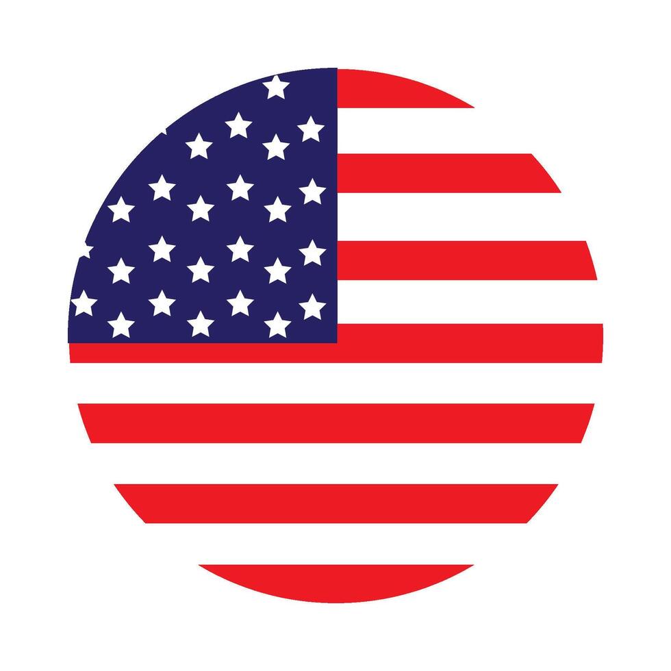 united states flag icon logo vector design template