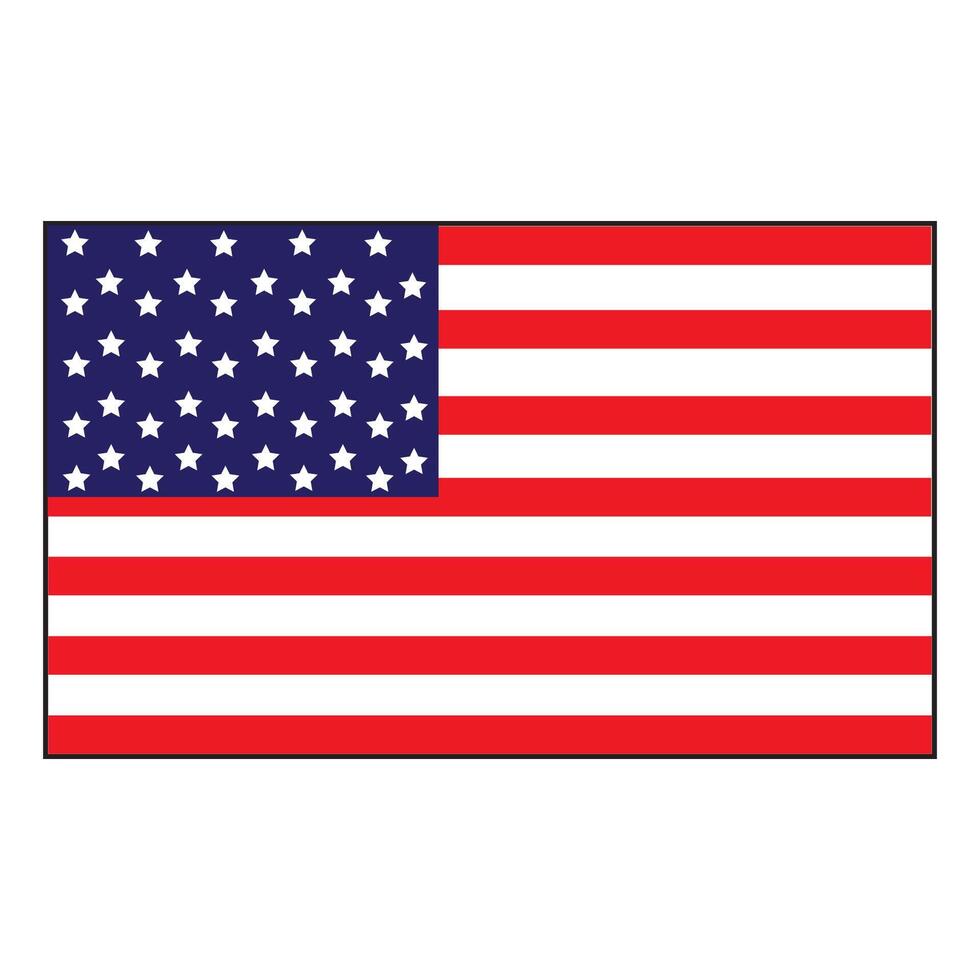 united states flag icon logo vector design template