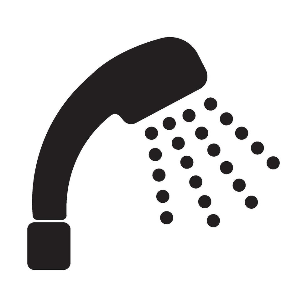 ducha icono logo vector diseño modelo