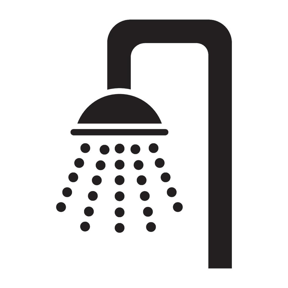 shower icon logo vector design template