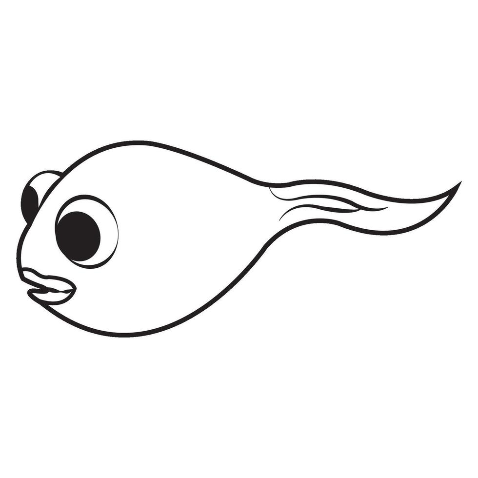 tadpoles icon logo vector design template