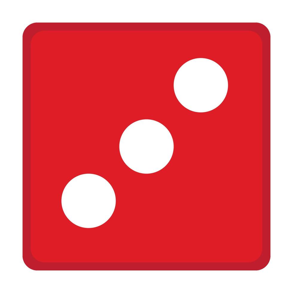 dice icon logo vector design template