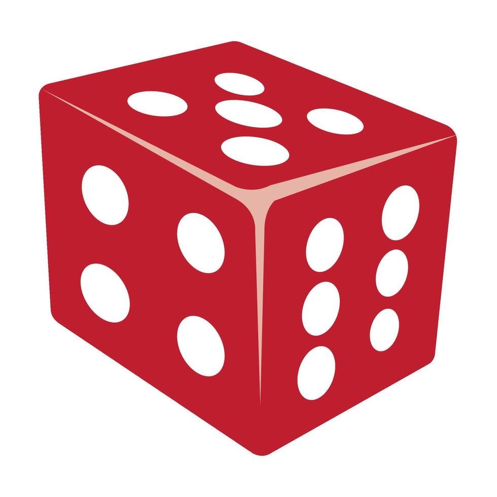 dice icon logo vector design template