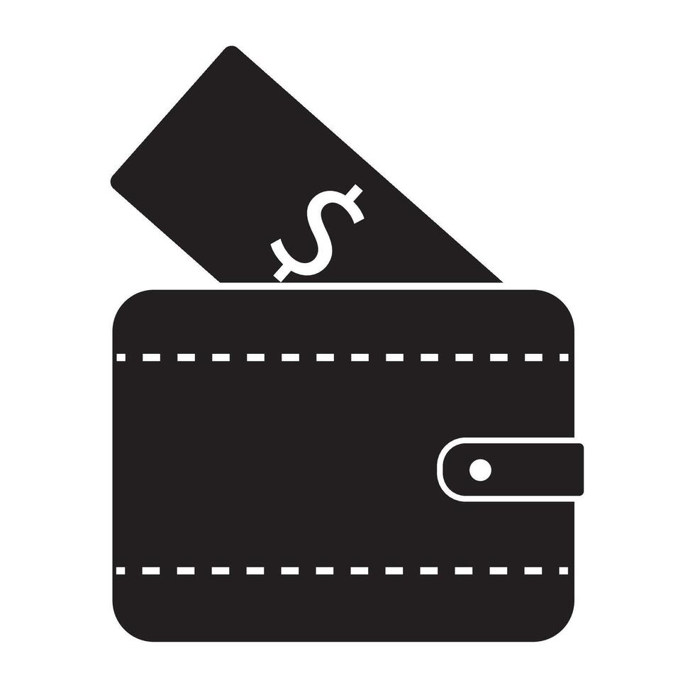wallet icon logo vector design template