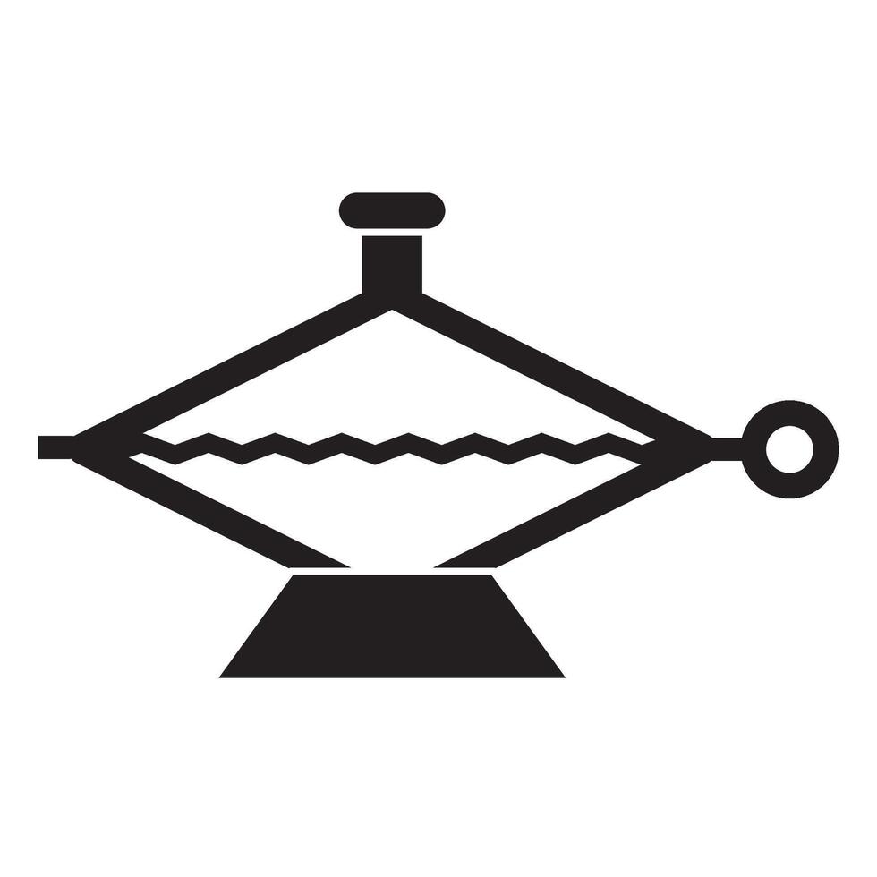 car jack icon logo vector design template