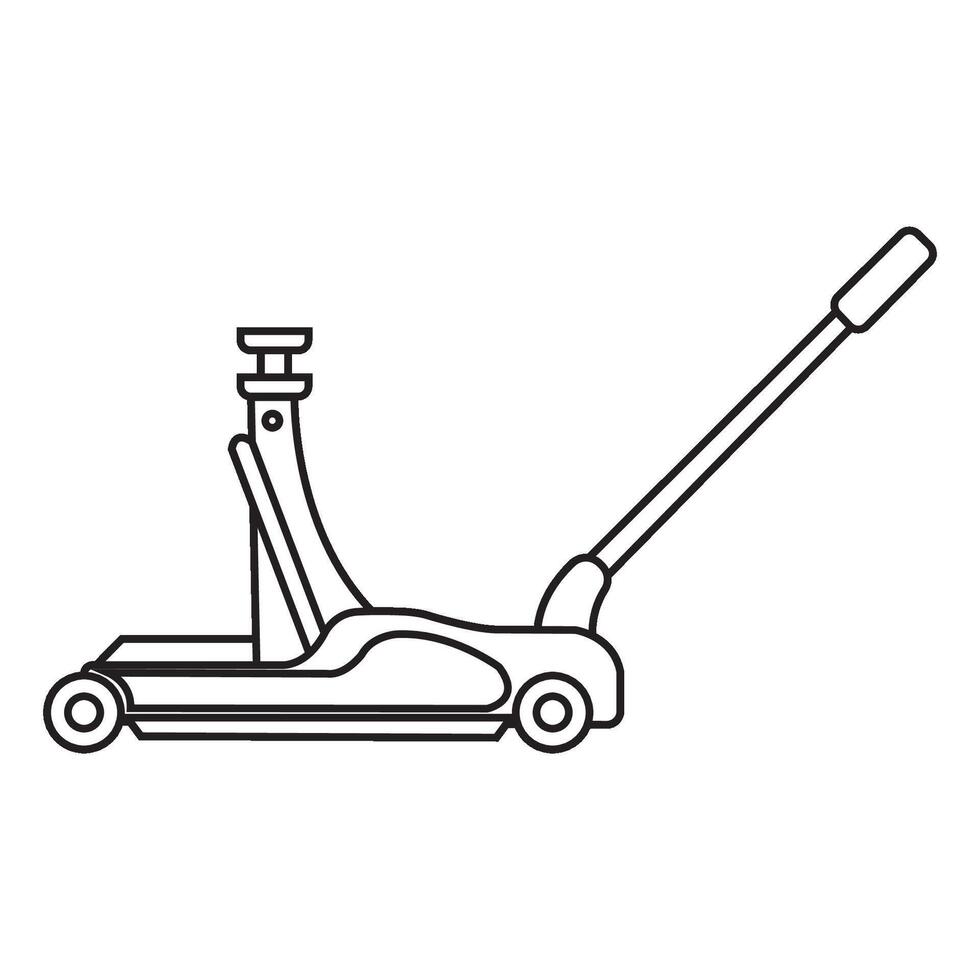 car jack icon logo vector design template