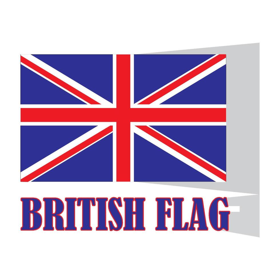 England flag icon logo vector design template