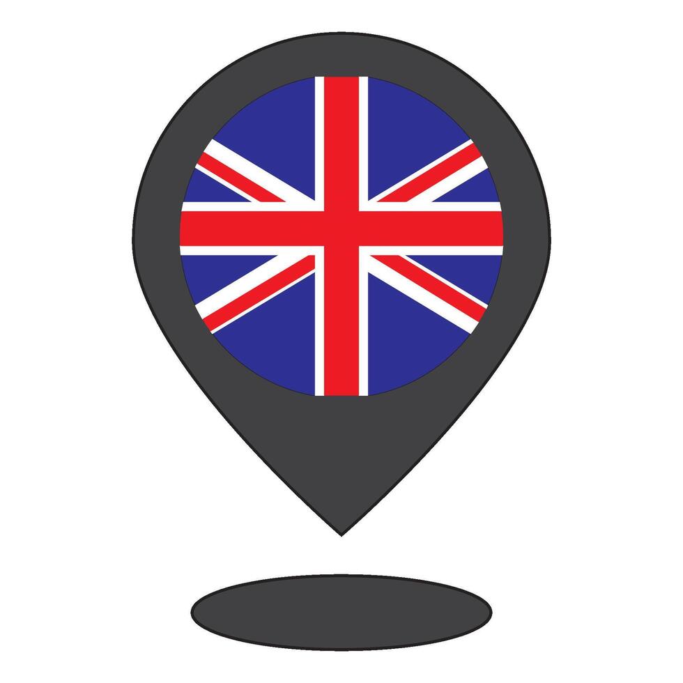 Inglaterra bandera icono logo vector diseño modelo