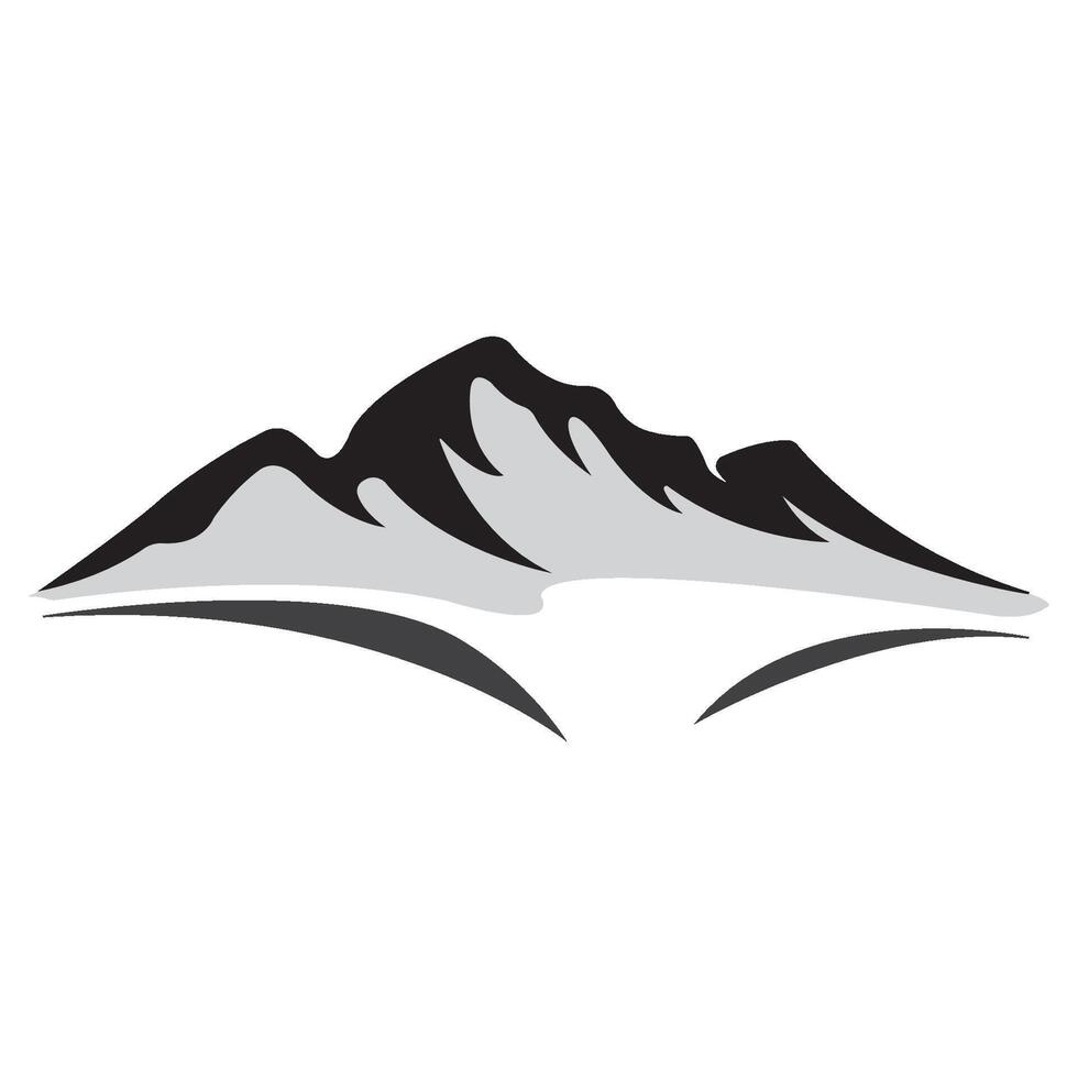 Mountain icon logo vector design template